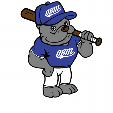 OBM Baseball Standing Logo-W OBM Baseball Standing Logo-W